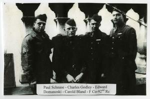 [Photograph of Paul Schnase, Charles Godley, Edward Domanoski, and Carold Bland]
