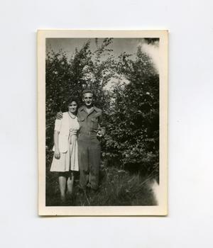 [Photograph of Soldier and his Wife]