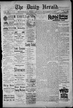 The Daily Herald (Brownsville, Tex.), Vol. 3, No. 184, Ed. 1, Saturday, November 10, 1894