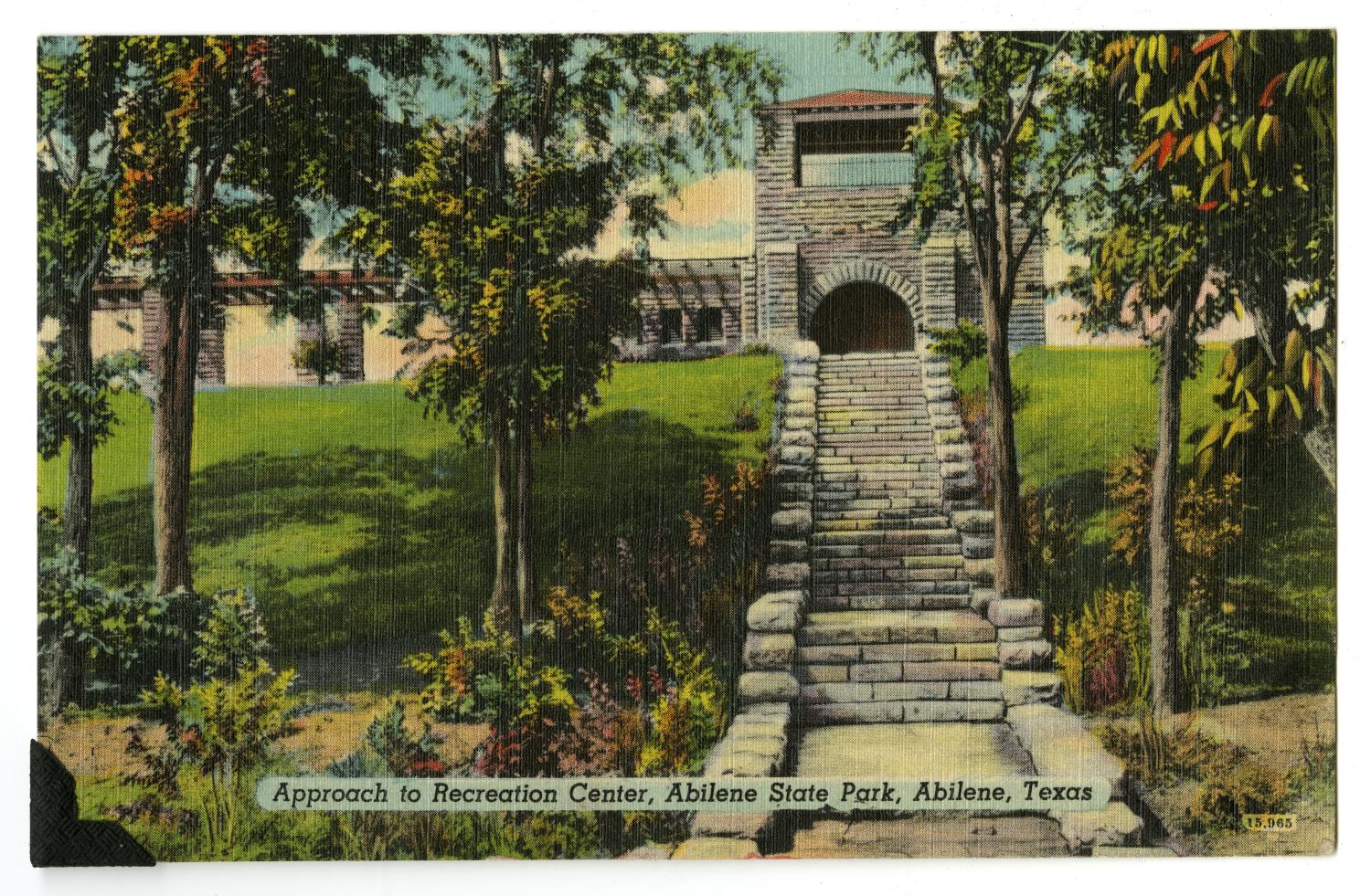 Postcard Of Abilene State Park The Portal To Texas History