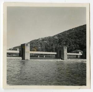 [Photograph of Neckar River Dam]