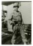 Photograph: [Photogrsph of Soldier with Pistol]