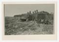 Primary view of [Photograph of Soldiers and World War I Outpost]