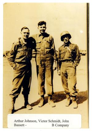 [Photograph of Three Men From the 66th Armored Infantry Battalion]