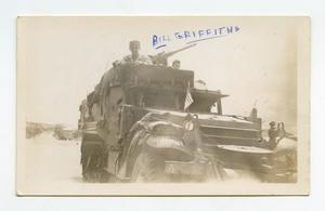 [Photograph of Soldiers in Half-Track]