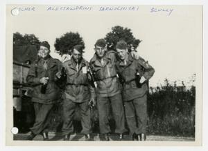 [Photograph of Soldiers Spitting]