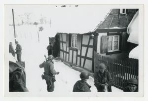 [Photograph of Soldiers in Rouffach, France]