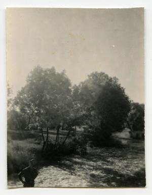 [Photograph of Soldier at Jettingen Mill]