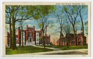 Primary view of object titled '[Postcard of Austin Peay Normal School]'.