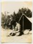 Photograph: [Photograph of Soldier and Tent]