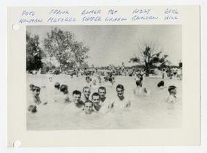 [Photograph of Soldiers in Swimming Pool]