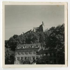 [Photograph of Heidelberg Castle on Hill]