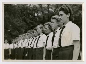 [Photograph of Women in Formation]