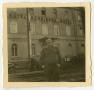 Photograph: [Photograph of Soldier at Hotel Schrieder]