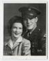 Photograph: [Portrait of Soldier and Woman]