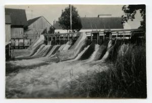 [Photograph of Jettingen Mill and Dam]