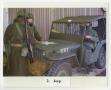 Photograph: [Army Jeep with Mannequins]