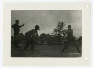 [Photograph of Soldiers Playing Baseball]