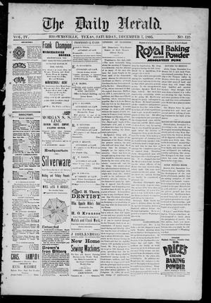 The Daily Herald (Brownsville, Tex.), Vol. 4, No. 122, Ed. 1, Saturday, December 7, 1895
