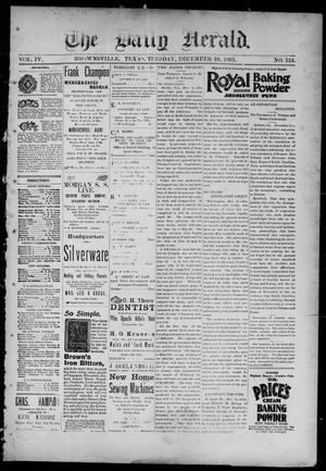 The Daily Herald (Brownsville, Tex.), Vol. 4, No. 124, Ed. 1, Tuesday, December 10, 1895