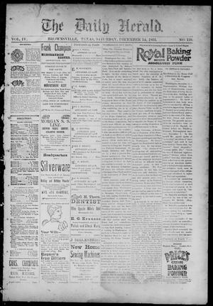 The Daily Herald (Brownsville, Tex.), Vol. 4, No. 128, Ed. 1, Saturday, December 14, 1895
