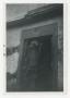 Thumbnail image of item number 1 in: '[Photograph of Soldier in Doorway]'.
