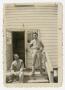 Photograph: [Photograph of John Thomas and R. Smith at Camp Campbell]