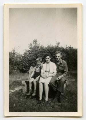 [Photograph of Soldier and Family]