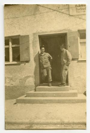 [Photograph of Soldiers in Doorway]