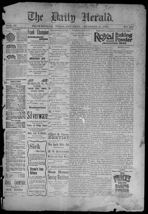 The Daily Herald (Brownsville, Tex.), Vol. 4, No. 140, Ed. 1, Saturday, December 28, 1895