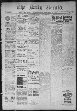 The Daily Herald (Brownsville, Tex.), Vol. 4, No. 151, Ed. 1, Friday, January 10, 1896