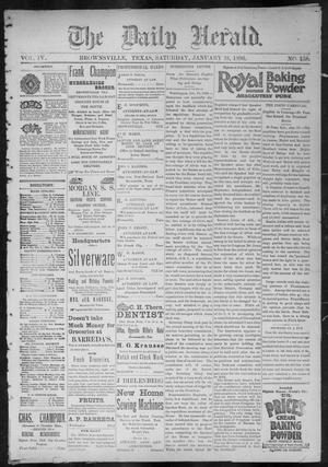 The Daily Herald (Brownsville, Tex.), Vol. 4, No. 158, Ed. 1, Saturday, January 18, 1896