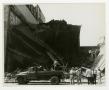 Photograph: [Truck at Building Collapse]