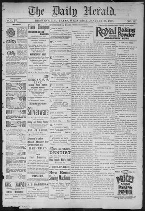 The Daily Herald (Brownsville, Tex.), Vol. 4, No. 167, Ed. 1, Wednesday, January 29, 1896