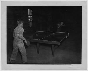 Primary view of object titled '[Ping Pong Game at Exline Park]'.