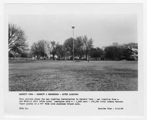Primary view of object titled '[Garrett Park in Daytime]'.