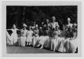 Photograph: [Young Women Wearing Crowns at Exline Park]