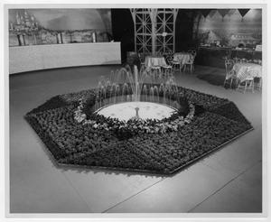 [Flowers and Fountain at Flower Show]