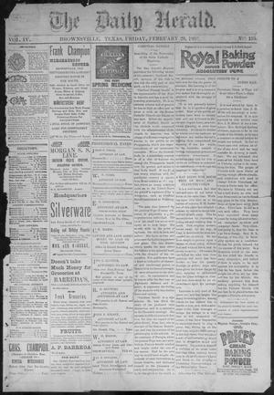 The Daily Herald (Brownsville, Tex.), Vol. 4, No. 193, Ed. 1, Friday, February 28, 1896