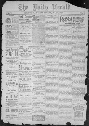 The Daily Herald (Brownsville, Tex.), Vol. 5, No. 2, Ed. 1, Monday, July 6, 1896