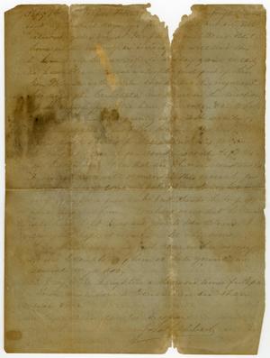 Primary view of object titled '[Letter from J. L. Halbert]'.