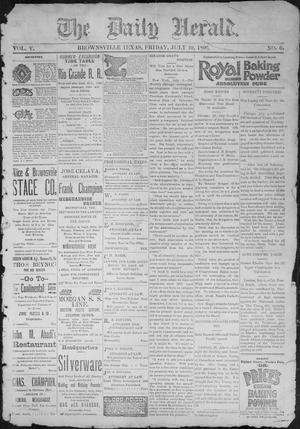The Daily Herald (Brownsville, Tex.), Vol. 5, No. 6, Ed. 1, Friday, July 10, 1896