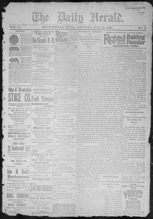 The Daily Herald (Brownsville, Tex.), Vol. 5, No. 7, Ed. 1, Saturday, July 11, 1896