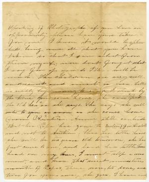 Primary view of object titled '[Letter from Minnie Bradley to L. D. Bradley]'.