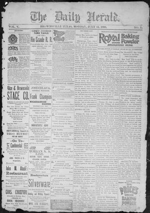 The Daily Herald (Brownsville, Tex.), Vol. 5, No. 8, Ed. 1, Monday, July 13, 1896