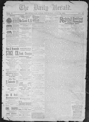 The Daily Herald (Brownsville, Tex.), Vol. 5, No. 11, Ed. 1, Thursday, July 16, 1896