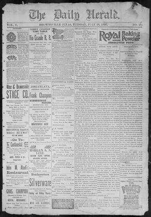 The Daily Herald (Brownsville, Tex.), Vol. 5, No. 21, Ed. 1, Tuesday, July 28, 1896