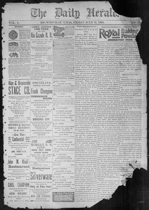 The Daily Herald (Brownsville, Tex.), Vol. 5, No. 24, Ed. 1, Friday, July 31, 1896