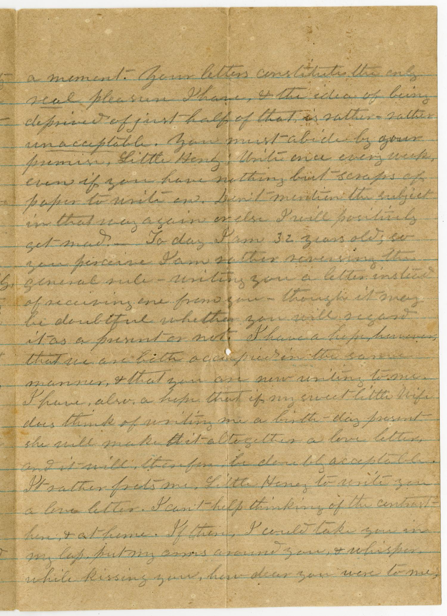 [Letter from L. D. Bradley to Minnie Bradley - April 13, 1863]
                                                
                                                    [Sequence #]: 3 of 4
                                                