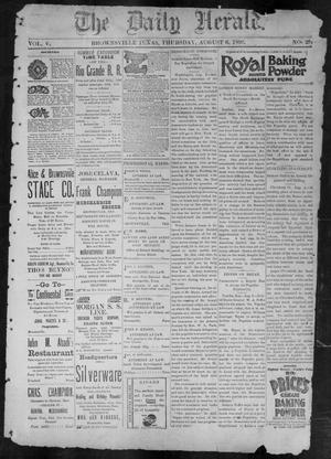 The Daily Herald (Brownsville, Tex.), Vol. 5, No. 29, Ed. 1, Thursday, August 6, 1896